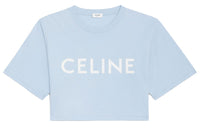 CELINE Crop Tops Women's Blue