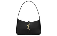 SAINT LAURENT Le 5 A 7 Mini Hobo Bag In Smooth Leather Noir