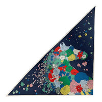 HERMES Silk Silk Scarves Unisex Blue