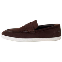 HERMES Mocassini Loafers Men's Burgundy