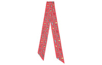 HERMES Silk Scarves Women's Pink
