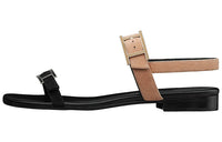 HERMES Strap Sandals Women's Black