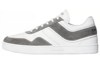 CELINE Low Lace Up Grey Optic White