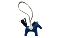 HERMES Hermès Rodéo Pendants Unisex Blue