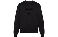PRADA Chenille Logo Crewneck Sweatshirt