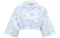 PRADA Crop Tops Women's Light Blue
