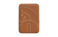 HERMES Magsafe Swift Leather Card Holder Men's Brown