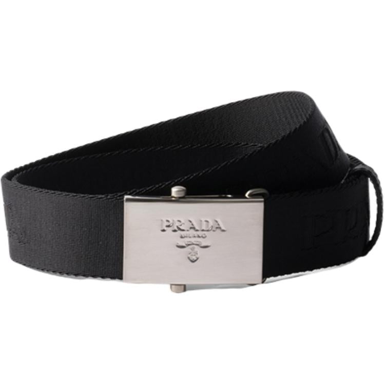 حزام بشريط شعار PRADA