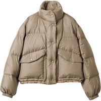 MIU MIU Down Jacket Women's Mud Gray