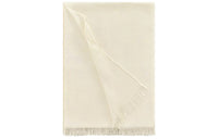 HERMES Knit Scarves Women's Ivory White