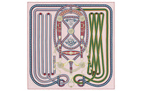 HERMES Silk Scarves Women's Multicolor