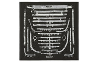 HERMES Silk Scarves Women's Black