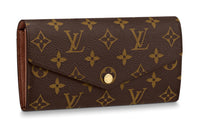 LOUIS VUITTON Sarah Wallet Monogram Brown