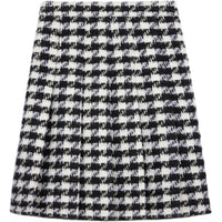 CELINE Casual Short Skirts Women's Black White