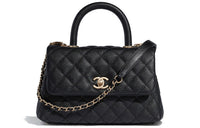 CHANEL Small Coco Handbag Black A92990