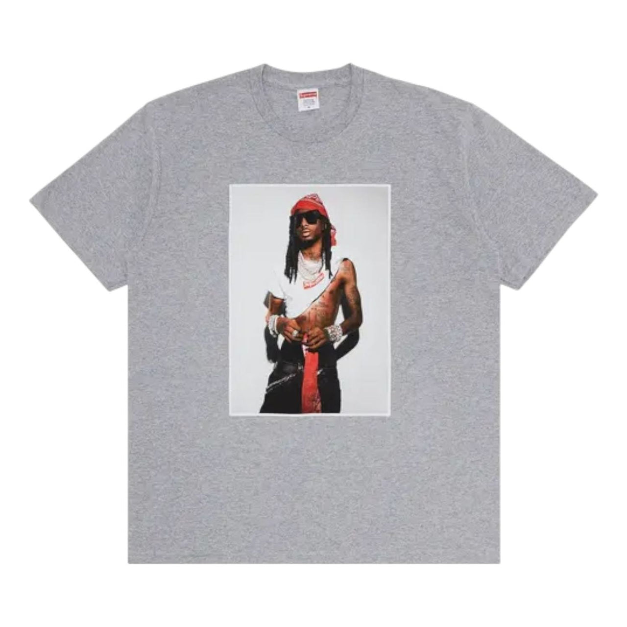 Supreme Playboi Carti T-Shirt 'Heather Grey' FW25T50-HEATHER-GREY