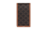 CELINE Cow Leather Binding Card Holder Men's Tawny