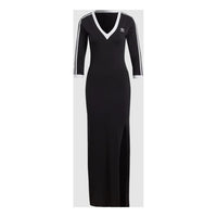 (WMNS) adidas Adicolor Classics 3-Stripes Maxi Dress 'Black White' IK0439