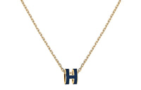 HERMES POP H Collection Gold-Plated Necklaces Women's