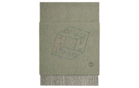 HERMES Knit Scarves Unisex Green