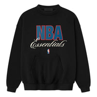 Fear of God Essentials NBA 90s Crewneck Sweatshirt 'Black' 192NB256801F