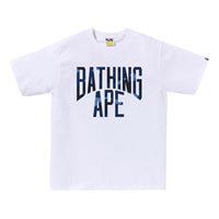 A Bathing Ape Color Camo NYC Logo Tee 'White' 1K80-110-023-WHITE