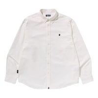 A Bathing Ape One Point Oxford LS Shirt 'White' 1K80-131-306-WHITE