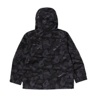 A Bathing Ape Laminated Camo Snowboard Jacket 'Black' 1K80-140-001-BLACK