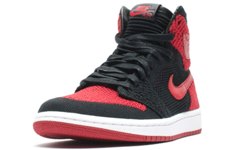 حذاء Air Jordan 1 Retro High OG Flyknit 'Bred' 919704-001