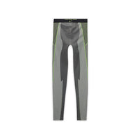 (WMNS) Nike Pro Leggings 'Off-Noir Light Smoke Grey Iron Grey Action Green' DV4015-045