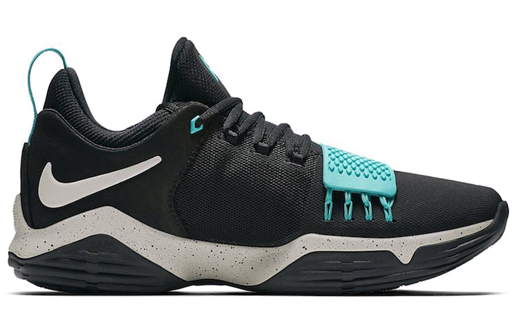 حذاء Nike PG 1 Black Aqua Splash Ink Green Version 'Black Light Bone Light Aqua' 878628-002