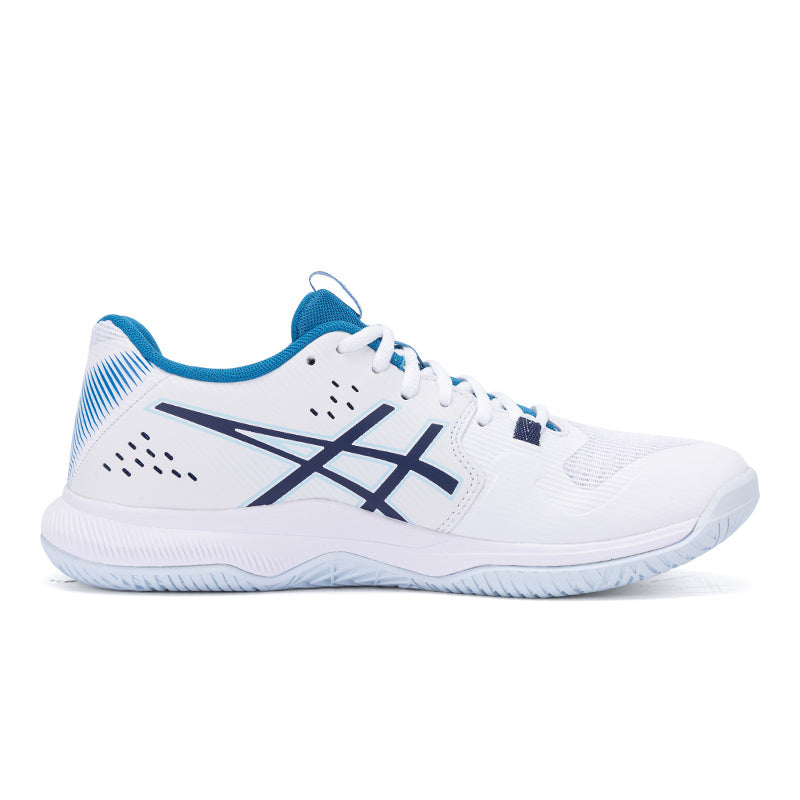 (WMNS) حذاء ASICS Gel Tactic باللون الأبيض النيلي الأزرق 1072A070-104