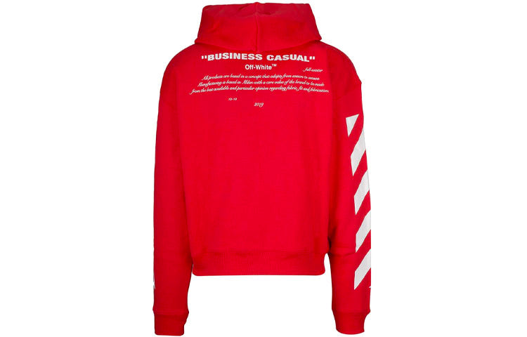 سترة رجالية حمراء من Off-White c/o Virgil Abloh OMBB037F181920112030