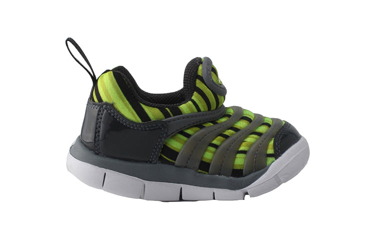 (TD) حذاء جري Nike Dynamo Free منخفض الرقبة باللون الرمادي/الأخضر 834366-700