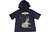 HERMES T-Shirt Women's Dark Blue