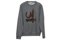HERMES Sweatshirts Men Gray