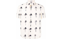 SAINT LAURENT Printed Short-sleeved Shirt