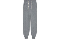 CELINE Knitted Sweatpants Women's Gray