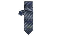 HERMES Ties Men Blue