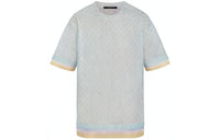 LOUIS VUITTON Drop Shoulder Sleeve T-Shirt Men's Light Blue