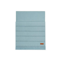 HERMES Cashmere Knit Scarves Unisex Sky Blue
