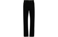 SAINT LAURENT Button Detailed Straight Leg Jeans
