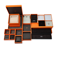 HERMES Palladium Metal Necklaces Women's Black