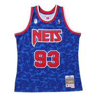 A Bathing Ape Mitchell & Ness Nets Jersey 'Blue' 1I23-108-904-BLU