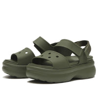 (WMNS) Crocs Soho Y-Strap Sandal 'Army Green' 211755-309
