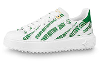 LOUIS VUITTON Time Out Sneakers 'White Green' Women's