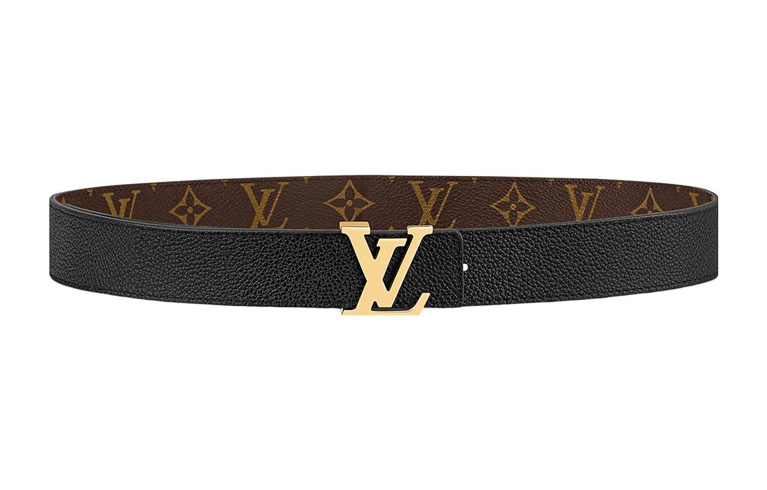 أحزمة جلدية نسائية من LOUIS VUITTON باللون البني، العرض: 3 سم