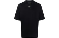 PRADA Logo Plaque Crewneck T Shirt
