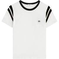 CELINE Triomphe Regular T shirt In Cotton Jersey
