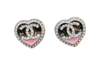 CHANEL Metal Stud Earrings Women's Multicolor